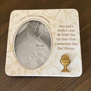 FIRST HOLY COMMUNION PICTURE FRAME